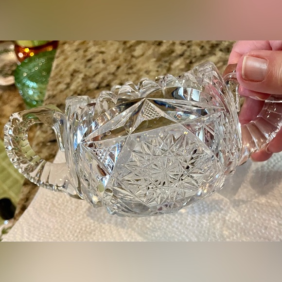 American Brilliant cream and sugar - Picture 5 of 5